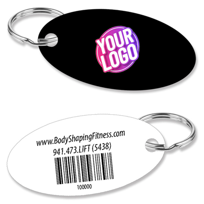 Oval Key Tags