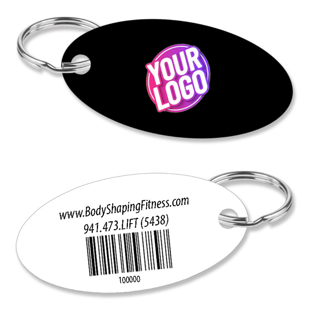 Oval Key Tags